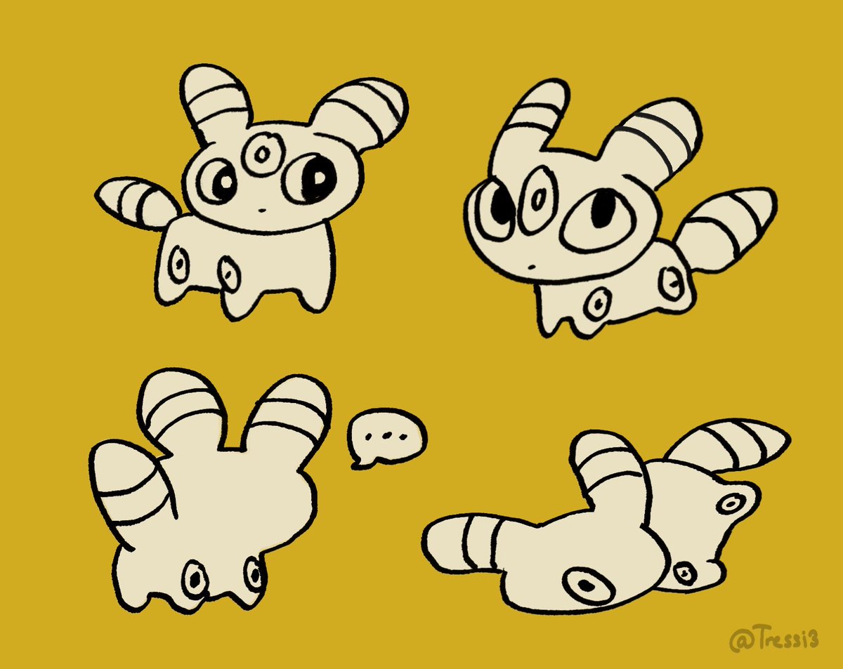 tressi3's tweet photo. Fanart my little Umbreon plushie https://t.co/gg2a7mRR5I