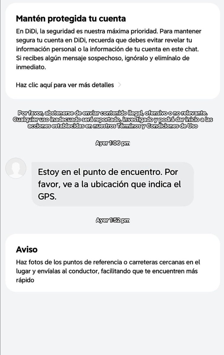 acortrejo12's tweet photo. En @DiDi_Mexico inventaron una nueva forma de servicio al cliente: llamas cobro indebido a un desfase de $111 en efectivo y te responden que solo estás "haciendo comentarios negativos".
@AtencionProfeco @Pajaropolitico #DiDi https://t.co/2DLHs5P0Pk