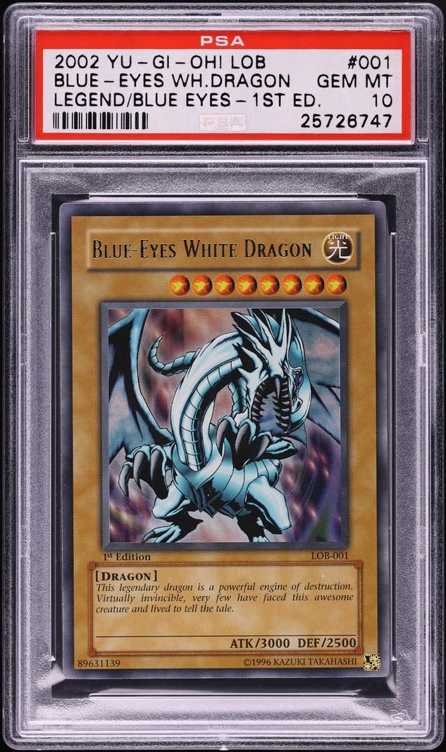 gurucollects's tweet photo. A 1st Edition Blue-Eyes White Dragon recently sold for $63,000 🤯🐉

Who had this card as a kid? 👀 https://t.co/WIhfdGXagl