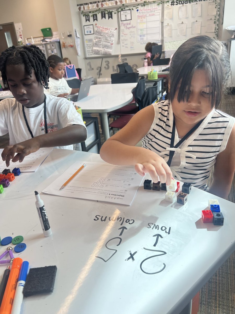 MissE_Wash's tweet photo. “Can I come play math with you? I want to do more math.”🥹 When small group is so engaging, that other Ss want to join! Why not let them? @HumbleElemMath #growthwins #mathfun #smallgroup https://t.co/RP2PeRG2vM
