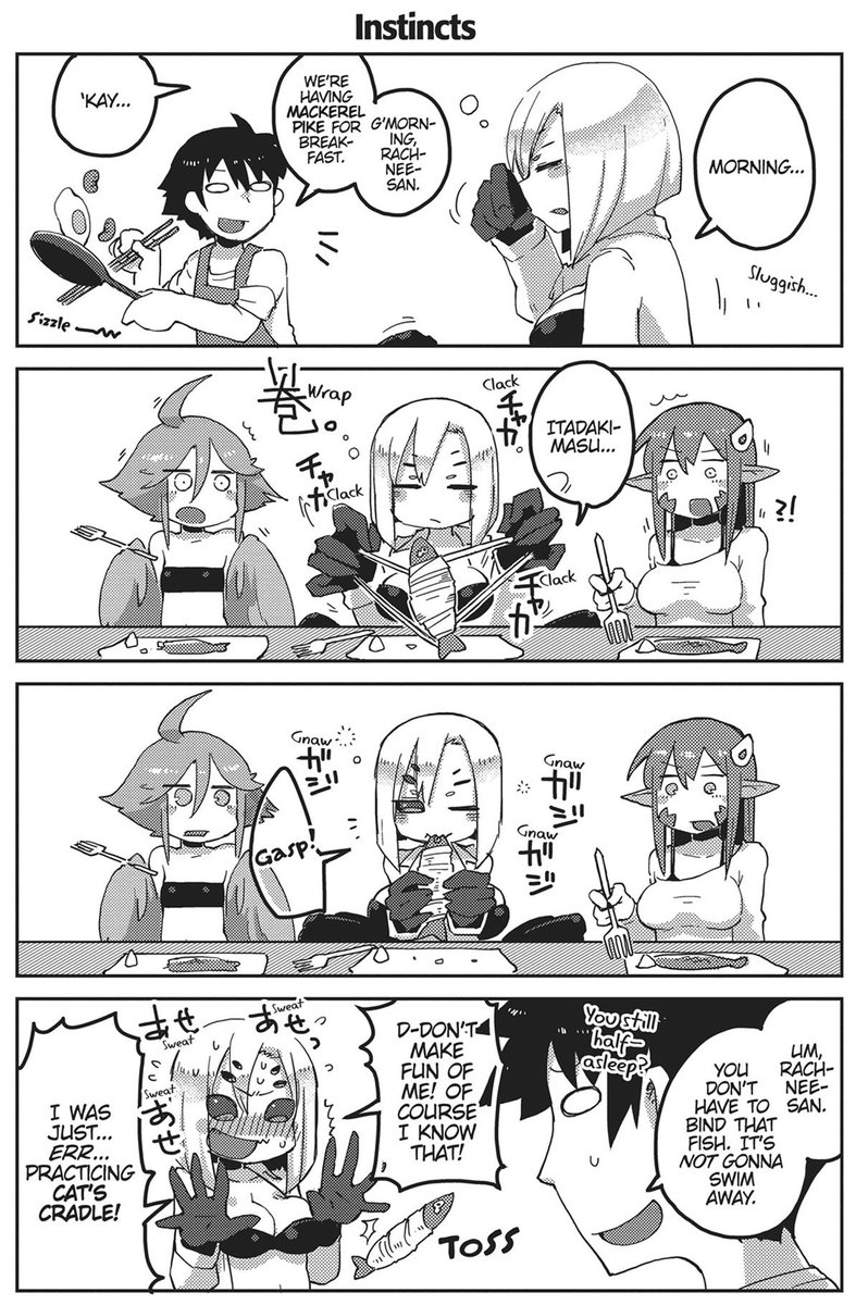 MamonoGang's tweet photo. Rachnera was just a bit groggy... Makes you go on autopilot, y'know? https://t.co/F8Nz5jCiin