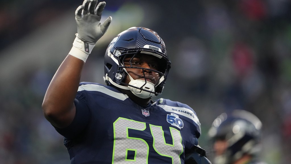 PFHOFAmbassador's tweet photo. CHRISTIAN HAYNES, @Seahawks OL
Entering NFL Week 4, the 3rd year pro, Haynes, has the 5th HIGHEST Run Block Win Rate among all, qualifying, @NFL interior offensive linemen - 81% (Per @espn)
#GoHawks #Seahawks #Hawks #Seattle #NFL #NFLFans #NFLNews #NFLWeek4 #NFL2026 #LACvsSEA https://t.co/eHE9SIdNj1