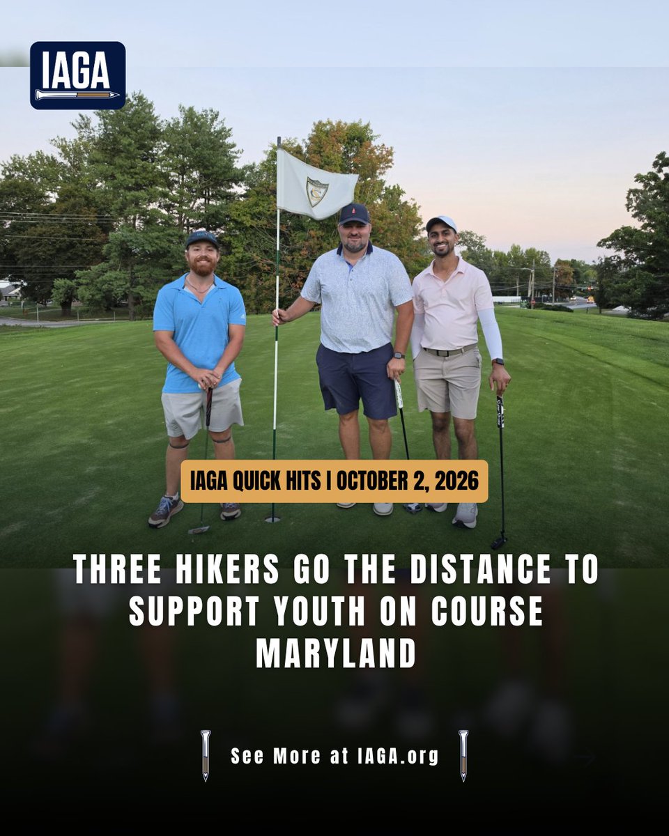 IAGA_Golf's tweet photo. Around the golf community in this week’s Quick Hits ⛳️

A new home for the @SCGA1929, growing the game in Chicago (@CDGAGolf), celebrating the volunteers behind AZ GOLF, and going 100 holes for Youth on Course Maryland (@msgagolf).

Catch up on the latest from IAGA member associations.