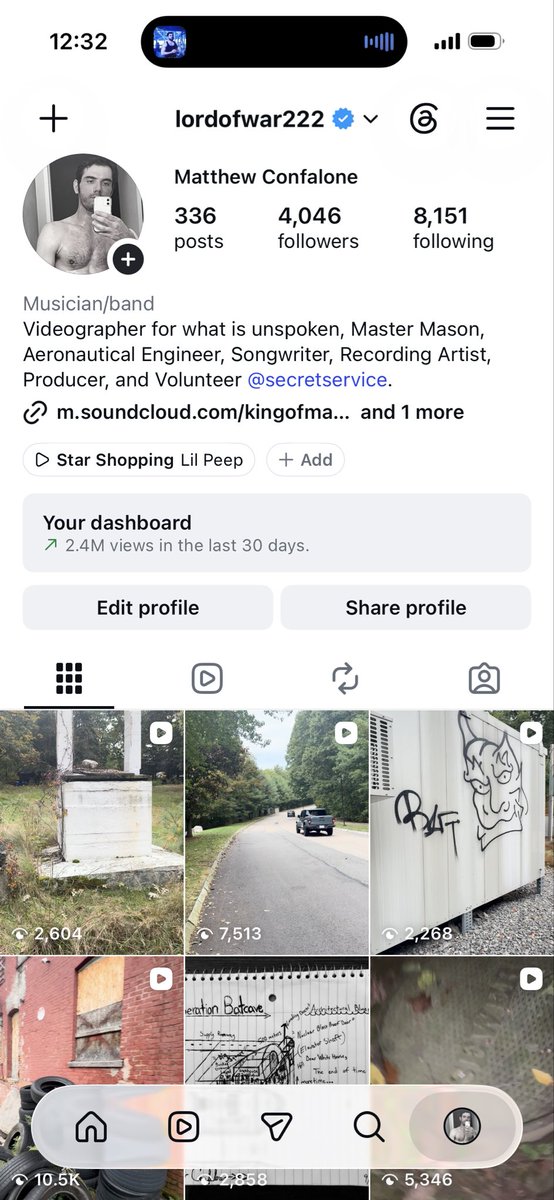 LordofWar444's tweet photo. @instagram &amp; @TOFranklinMA:

2.4M views in the last 30 days. Available for partnerships October 8th! Thank you for all the love!!! 🖤

Sincerely,
                 @LordofWar444 ><> https://t.co/BR72Yy3sVo