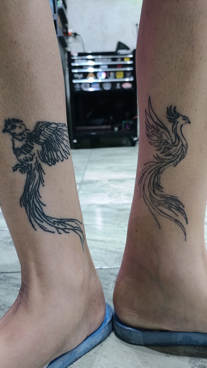 marifercab's tweet photo. Auto tatuajes, un quetzal y un fénix, hecho en Tulum, México!! Aguante #TDA @cmdeluzu https://t.co/3iMginDHqe