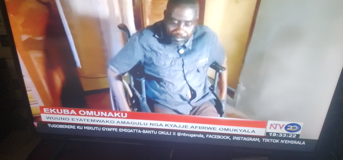 mutaasah1's tweet photo. Please @ntvuganda we want to start encouraging good people to support this man. We are.touched. 
1. He lost his wife abruptly due to pressure 
2. All his legs were amputated off due to diabetes
3. He has sold his land to treat himself and educating his children. 
4. We need a clear Bank Account and there are good people that can help. 

Please lets not stop doing good. 
@IDA_CRPD_Forum @BugembeNelson @healthgovau @DisabilityGovUK