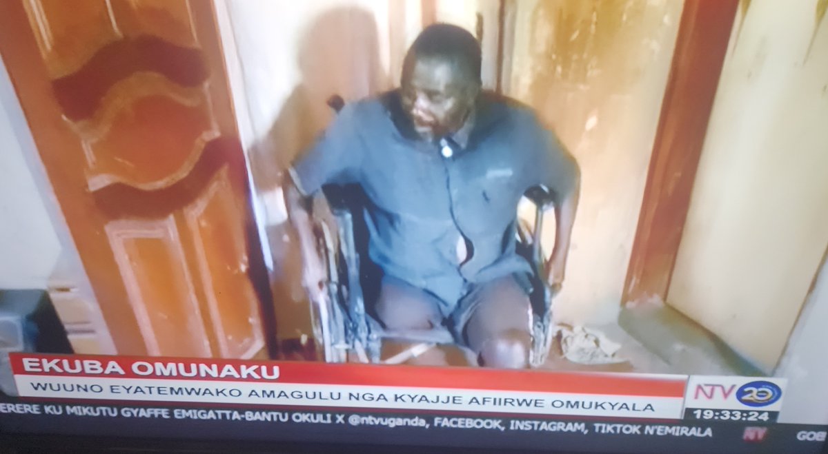 mutaasah1's tweet photo. Please @ntvuganda we want to start encouraging good people to support this man. We are.touched. 
1. He lost his wife abruptly due to pressure 
2. All his legs were amputated off due to diabetes
3. He has sold his land to treat himself and educating his children. 
4. We need a clear Bank Account and there are good people that can help. 

Please lets not stop doing good. 
@IDA_CRPD_Forum @BugembeNelson @healthgovau @DisabilityGovUK