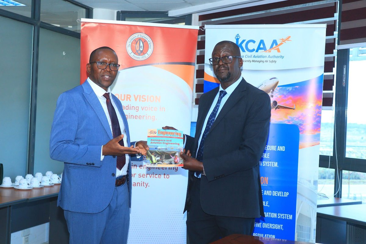 harrison_keter's tweet photo. Yesterday, I led the IEK delegation in an engagement with KCAA at Jomo Kenyatta International Airport.

Our discussions focused on:

1. Engineers’ welfare, professional growth and leadership
2. Training, mentorship and opportunities for young engineers
3. The proposed Engineering Academy, with emphasis on aerospace
4. The role of engineers in aviation safety and technical oversight
5.Continuous Professional Development and emerging technologies
6. Stronger governance, systems and organisational efficiency
7.Clear distinction between KCAA’s regulatory and service-provider functions
8. The 33rd IEK International Conference

A productive engagement towards strengthening Kenya’s engineering and aviation sectors.