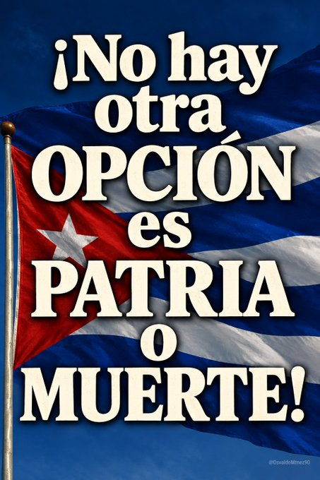 ESanchezcub's tweet photo. 🌵🇨🇺
Patria o Muerte!!! https://t.co/tCU6hQYNLc