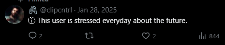vo1dhimself's tweet photo. @clipcntrl @notrealxuser "This user is a robot" https://t.co/RyBQBod8ZZ