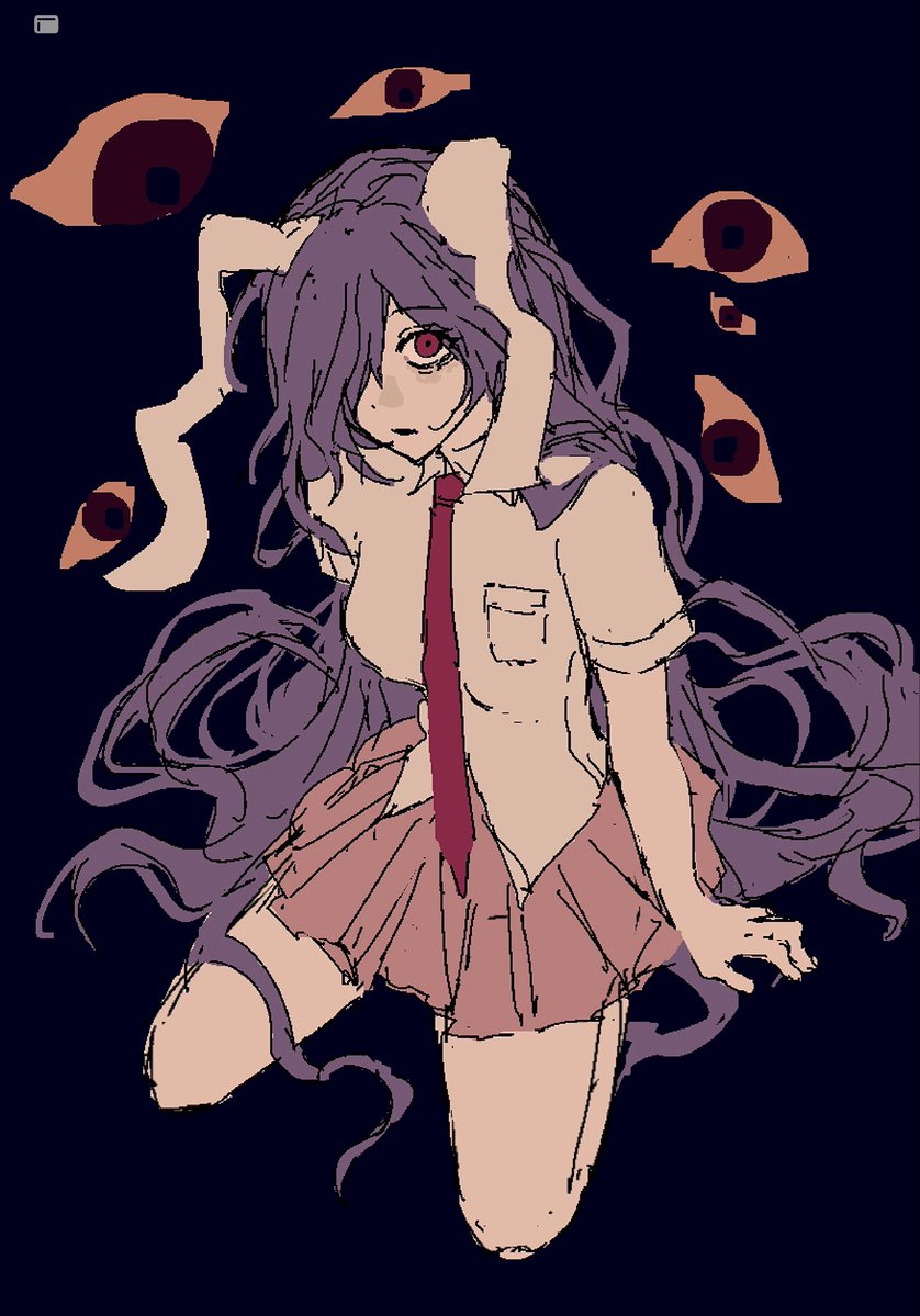 bluimilki's tweet photo. red eyes https://t.co/85J7cK10jj