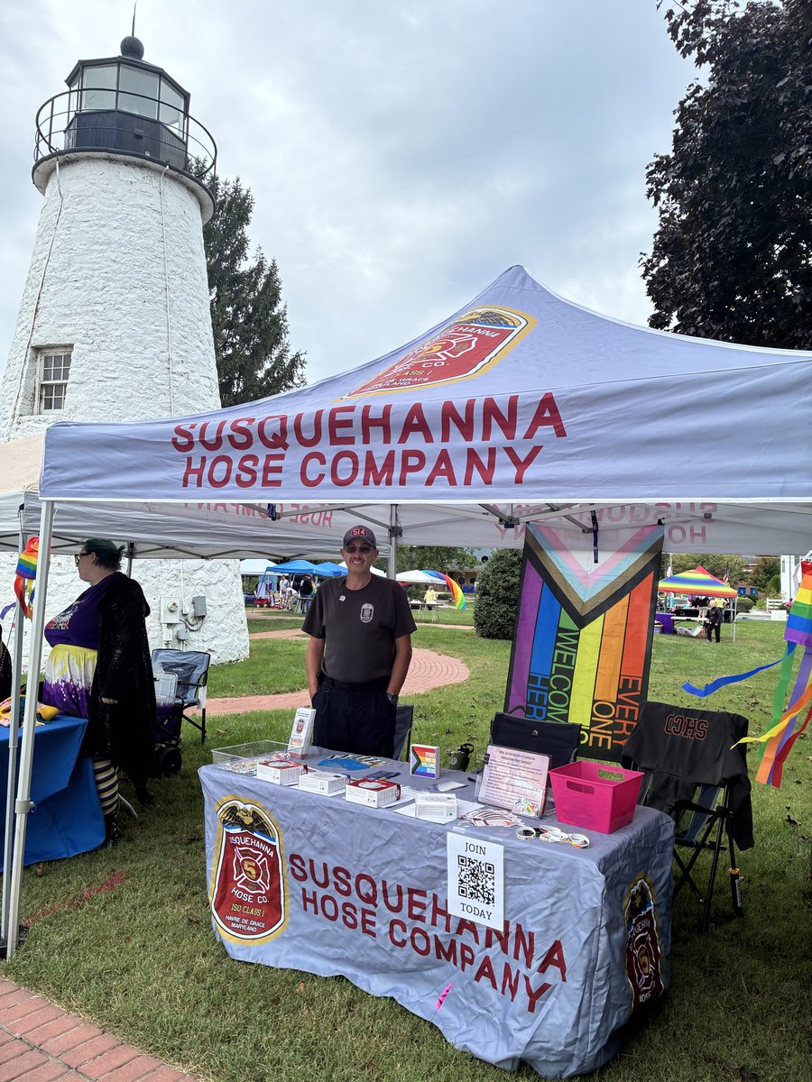 SusquehannaHose's tweet photo. The Susquehanna Hose Company is out at the UCB Pride Event today from 1–6 PM!

Stop by our recruiting tent, meet some of our members, learn more about the Susquehanna Hose Company, and find out how you can get involved in your community. https://t.co/G58E3nNunk