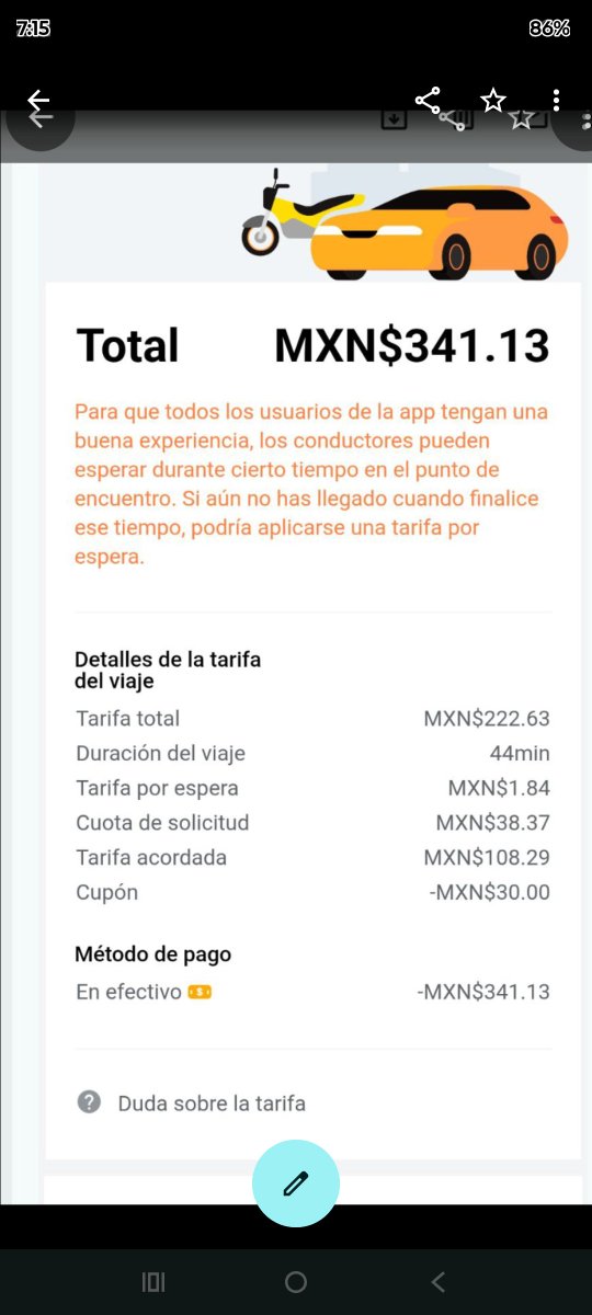 acortrejo12's tweet photo. @DiDi_Mexico @hxxdlie En @DiDi_Mexico inventaron una nueva forma de servicio al cliente: llamas cobro indebido a un desfase de $111 en efectivo y te responden que solo estás "haciendo comentarios negativos".
@AtencionProfeco @Pajaropolitico #DiDi https://t.co/ppUBymLHue