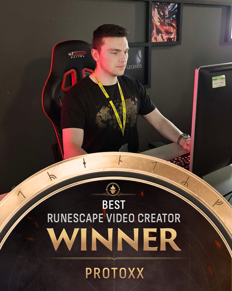 RuneFest's tweet photo. Here are the video creators who really stood out on your second screen this year! 📺

The winners are...

@SettledRS for Best OSRS Video Creator
@ProtoxxYT for Best RuneScape Video Creator
@madseason_ for Best New OSRS Video Creator
Jolly Austin RS for Best New RuneScape Creator https://t.co/2ZFYKLiZfJ