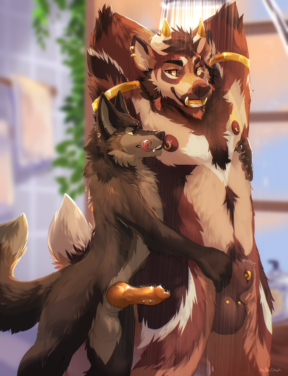 KinSheph's tweet photo. And another shower-themed art! 
Livestream piece for Kitava (6-h slot) https://t.co/GH2lko8ix7