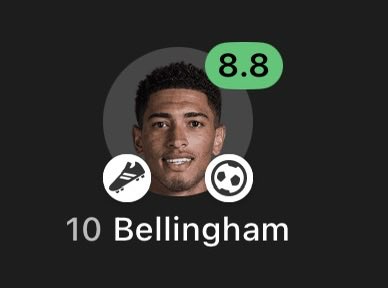 39billion's tweet photo. Jude Bellingham England best player. HT work. https://t.co/l103pkJqNW