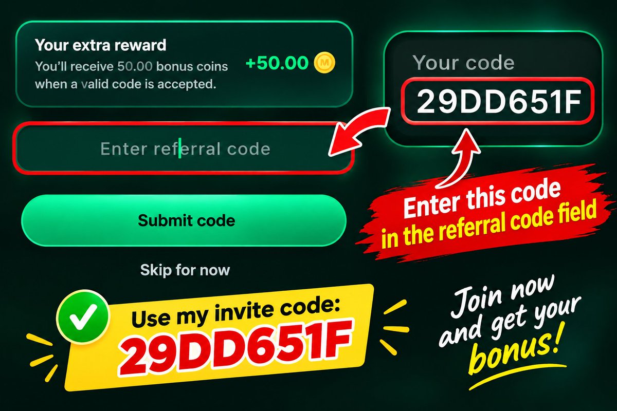 kakiwarna501's tweet photo. 🔥 $7.5M FUNDING 🔥

A new project that could be worth keeping an eye on. 🚀

📌 TGE is planned for Phase 6
📍 We are currently in Phase 4

Now is the time to get started and explore the opportunity. 💪

🎁 Claim Bonus Code:
👉 29DD651F 👈

🔗 Join here:
https://t.co/WPPsoAZU19

⏰ The time to take advantage of the opportunity is now! 🚀