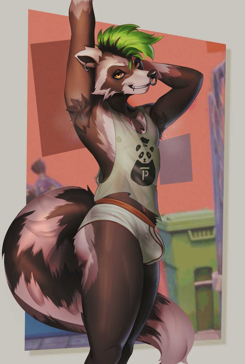 Kyrimmart's tweet photo. Rufus - 🦝💚 https://t.co/5amz7pUM3E