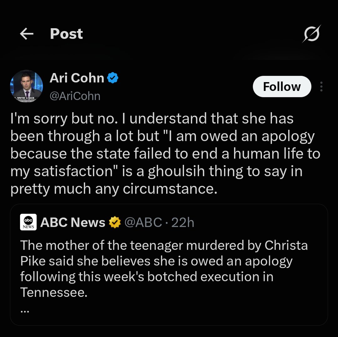 UglytinyGoblin's tweet photo. @PR3BU1LT @madsssagascar like look at this

"ooh I'm so humane and understanding I can emapthize with a satanic killer but I absolutely do  not understand  the living victims of the murderer having mean thoughts"

*intense jerking off motion begins to rattle foundations of apartment bloc* https://t.co/zasqKhdccJ