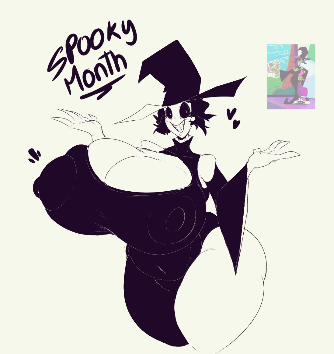 JeletrixX50's tweet photo. The new episode of SPOOKY MONTH It was PEAK!! 🎃

Should I draw it more? https://t.co/wbvzXA22q0