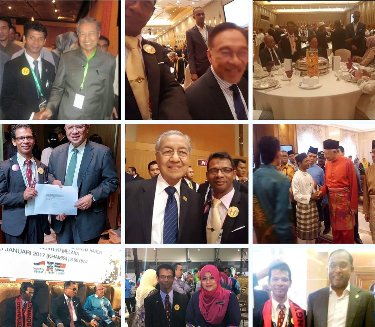 shafiur's tweet photo. Zafar was never operating in the shadows. For years he appeared openly at official functions, met prime ministers, ministers and senior officials, including Badawi, Mahathir and Ibrahim. He publicly represented MERHROM under its own name. MERHROM’s advocacy was similarly public. That is how he got to meet these people. It sought meetings with government, spoke to the Malaysian press and engaged officials over refugee policy. Now Malaysia is prosecuting him for managing and representing an “unregistered” organisation. These photographs leave an obvious question - after decades in plain sight, why has MERHROM’s lack of registration suddenly become a criminal matter?