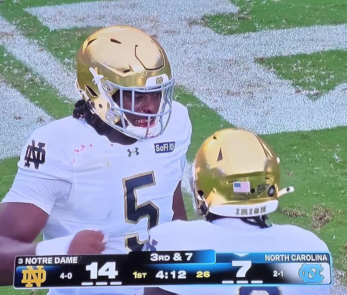 CathVSConf's tweet photo. Boubacar Traore. 

The Fighting Irish. https://t.co/rSQVphAwib