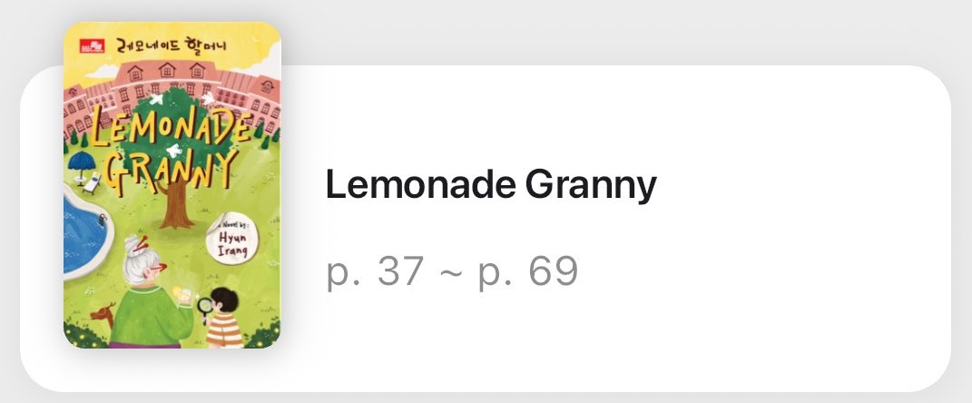 ethestial's tweet photo. day 3
📖 Lemonade Granny
⋆˙⟡ p. 37–69
#8to8Reading #ABiteToRead #TrickOrRead ✓⃝ https://t.co/Syv72hDPC5