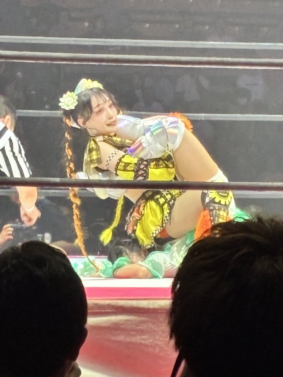 tac_zoo's tweet photo. 20261003 #tjpw おおた大会!

② HIMAWARI＆志乃＆美歩 v 志音＆もも＆チエリー

咲森チエリデビュー戦!おめでとう!根性も見せた!

23年組と圧倒的な差を見せつけられたけど26年組は個性も背景もバラエティに富んでいて成長楽しみ!

…そして来月26年組がもう1人!

#tjpwWP7 https://t.co/piA4XKGTMa