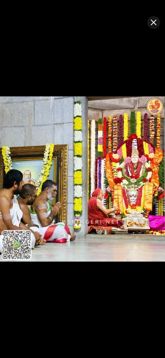 amhalife's tweet photo. The 37th Aradhna of Jagadguru Shri Abhinav Vidyatirtha mahaswamiji at Sringeri performed by Jagadguru Shankaracharya Sri Sri Bharati Tirtha Mahaswamiji. Shree Guruve namah https://t.co/9sbUJbnTzj