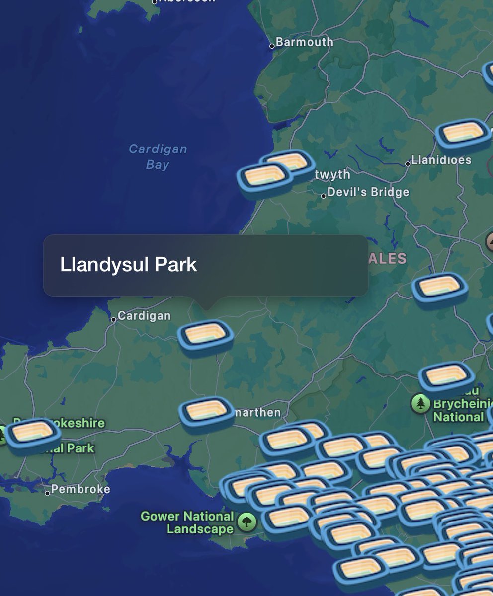 seangroundhops's tweet photo. 🏴󠁧󠁢󠁷󠁬󠁳󠁿 • 03/10/2026
Ground #379 - Llandysul Park
CPD Llandysul 2-5 Newcastle Emlyn 

Weekend away in West Wales and an unexpected new ground. Such a stunning place to watch football - amazing backdrop. An area of Wales I’ve not seen too many games either so a nice bonus. https://t.co/0ZUwHmvOk3