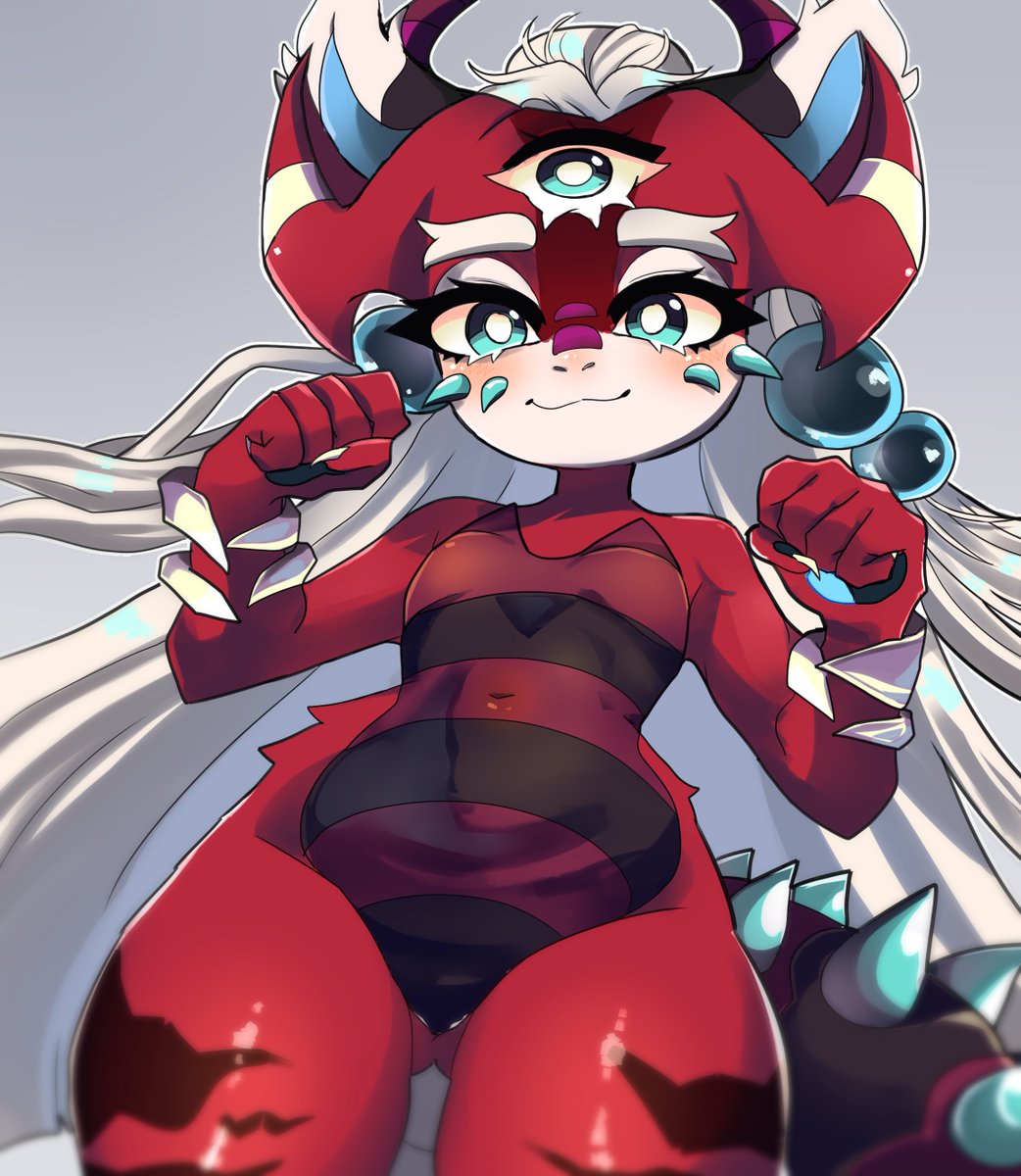 Vlad20783's tweet photo. @Calestinaa5 i have this kobold creature, little trouble maker but who can stay mad at that face? https://t.co/zr4J84KHDo