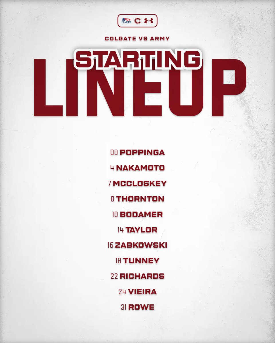 ColgateWSOC's tweet photo. Starters in Hamilton!

#GoGate https://t.co/3CXwqctTRJ