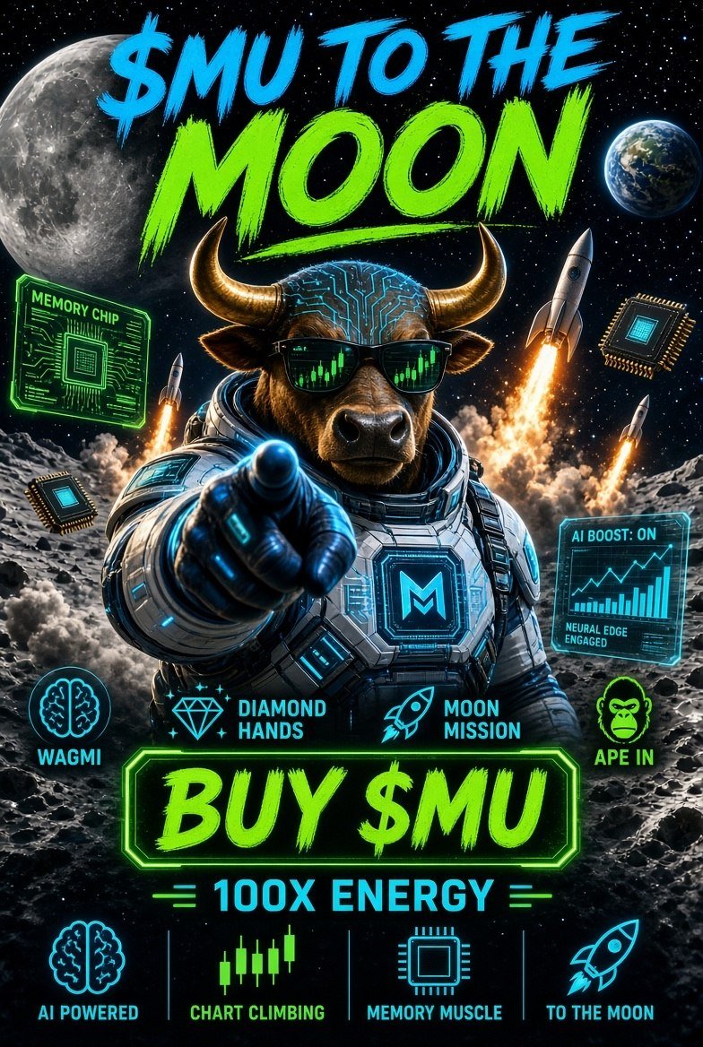 MUtothemoonSOL's tweet photo. $MU keeps the same simple https://t.co/knoxNE8Ftl needs memory chips.
Micron supplies them.
$MU is the degen play on that demand.

https://t.co/K4Hs8uwNAk

CA: FX2vDFER2RQgntmN62GGPP2brBXeJ3vwAEDLwYwqpumpStill early.

https://t.co/q3cHpXG9XG https://t.co/6MQEndKd05