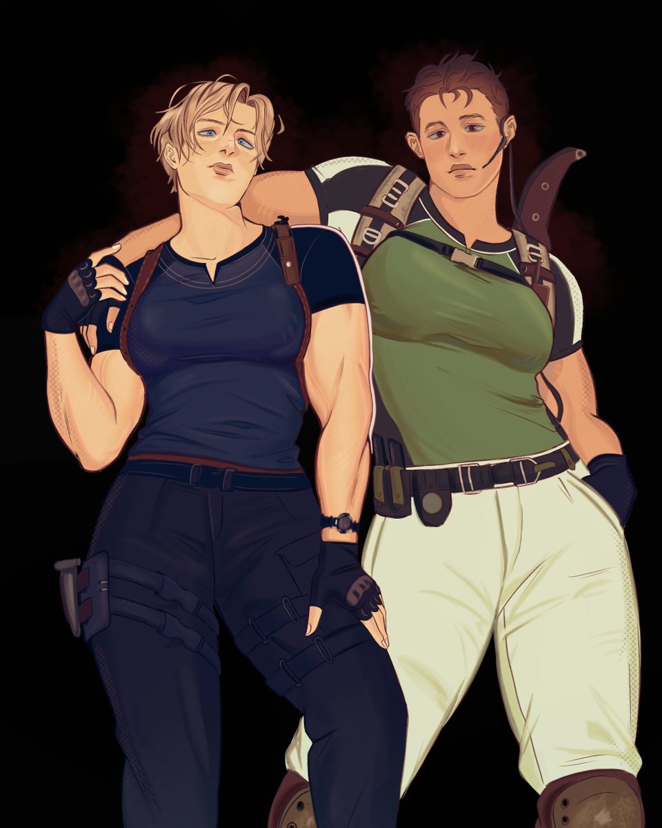 mazeeque's tweet photo. hits them with my butchification beam #ResidentEvilㅤ https://t.co/47pyWnEDXa