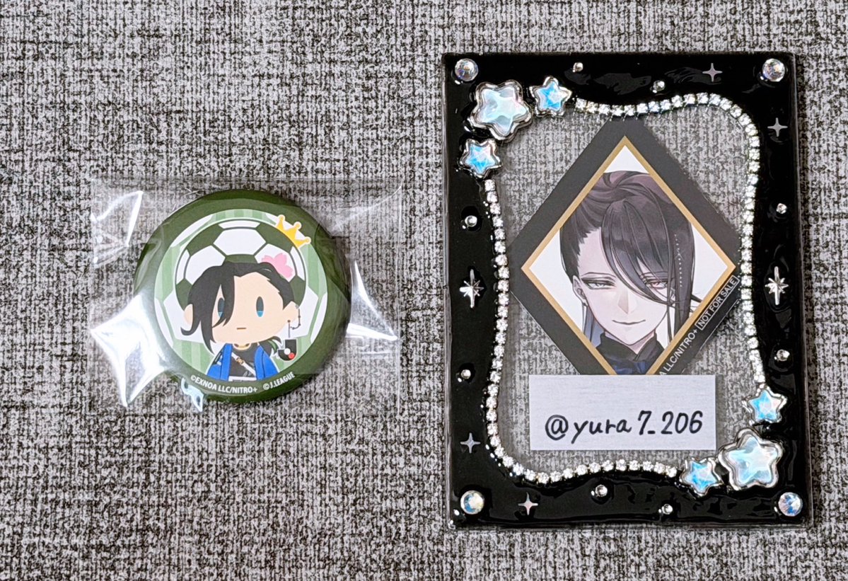 yura7_206's tweet photo. 【交換/買取】
刀剣乱舞 Jリーグ 御伴散歩 ぼーる装備
缶バッジ アンブレラマーカー ダイカットマグネット

求★七星剣＞姫鶴/白山/後家/道誉/肥前

譲★丙子/稲葉/無骨/八丁/石田/笹貫

✦七星剣以外は友人分
✦七星剣は買取もしております。

お気軽にお声掛け下さい🌟
#由良取引 https://t.co/dAJHMJ2lfJ