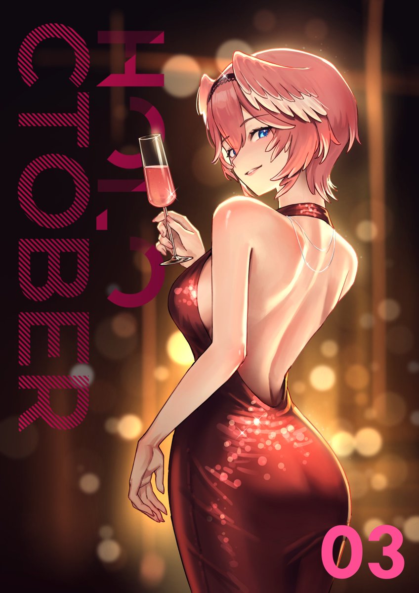 juu_1010_'s tweet photo. Day 3 : Dress
#Luillust
#holoctober https://t.co/LZaybabtAn