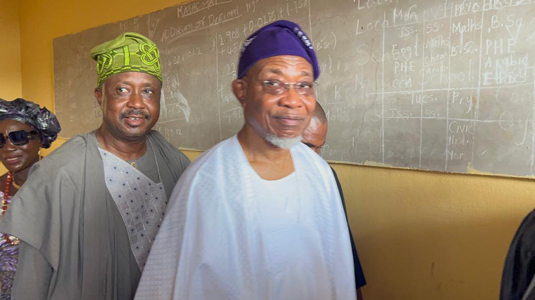 OLUWAREUBEN's tweet photo. ADC LEADERS ATTEND 16TH WALEEMATUL QUR’AN IN OYO TOWN

By Adekola Bola Adeoye

Ogbeni Rauf Aregbesola, National Secretary of the African Democratic Congress (ADC), led the party’s delegation to the 16th Waleematul Qur’an, Shahadatul Thanawiyah, 29th Anniversary, Commissioning of the School Building & ICT Centre, and Fundraising Programme of the Imam Daud Igi-Ogun Institute of Arabic and Islamic Studies in Oyo Town. He was accompanied by the ADC Oyo State Governorship Candidate, Oloye Taofeek Adegboyega Adegoke, FCA; the Oyo State Chairman, Rt. Hon. Afees Adelowo Jimoh; and other leaders of the party in Oyo State.

The ADC delegation joined Islamic scholars, traditional leaders, political leaders, community stakeholders, students, parents and other distinguished guests to celebrate the institution’s 29th anniversary, the 16th Waleematul Qur’an and Shahadatul Thanawiyah, as well as the commissioning of the new school building and ICT Centre. The occasion was held at Ori-Awo, Asipa Konbuko, Near Prison Yard, Iwo-Ate Road, Oyo, Oyo State, with His Imperial Majesty, Engr. Oba Abdulakeem Abimbola Owolade Elewu-Etu I, the Alaafin of Oyo, serving as the Royal Father of the Day.

The ADC Oyo State leadership congratulates Fadilatul Sheikh Al-Imam Daud Tijani Oladele Igi-Ogun, the management, teachers, students and the entire institute community on the successful celebration and commissioning. The occasion was a celebration of education, faith, knowledge and community development, and the ADC leadership was honoured to join other distinguished guests in marking this important milestone in the history of the institution.

ADC is my party.
Arise and Shine.
Solutions 2027.