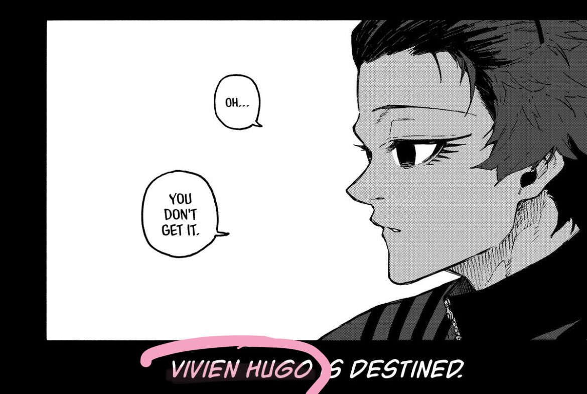 sanganyuroji's tweet photo. a pet peeve of mine is when people call hugo “vivian” or they think hugo is his first name as if the manga didn’t spell it out multiple times https://t.co/xn0lYTQUqb