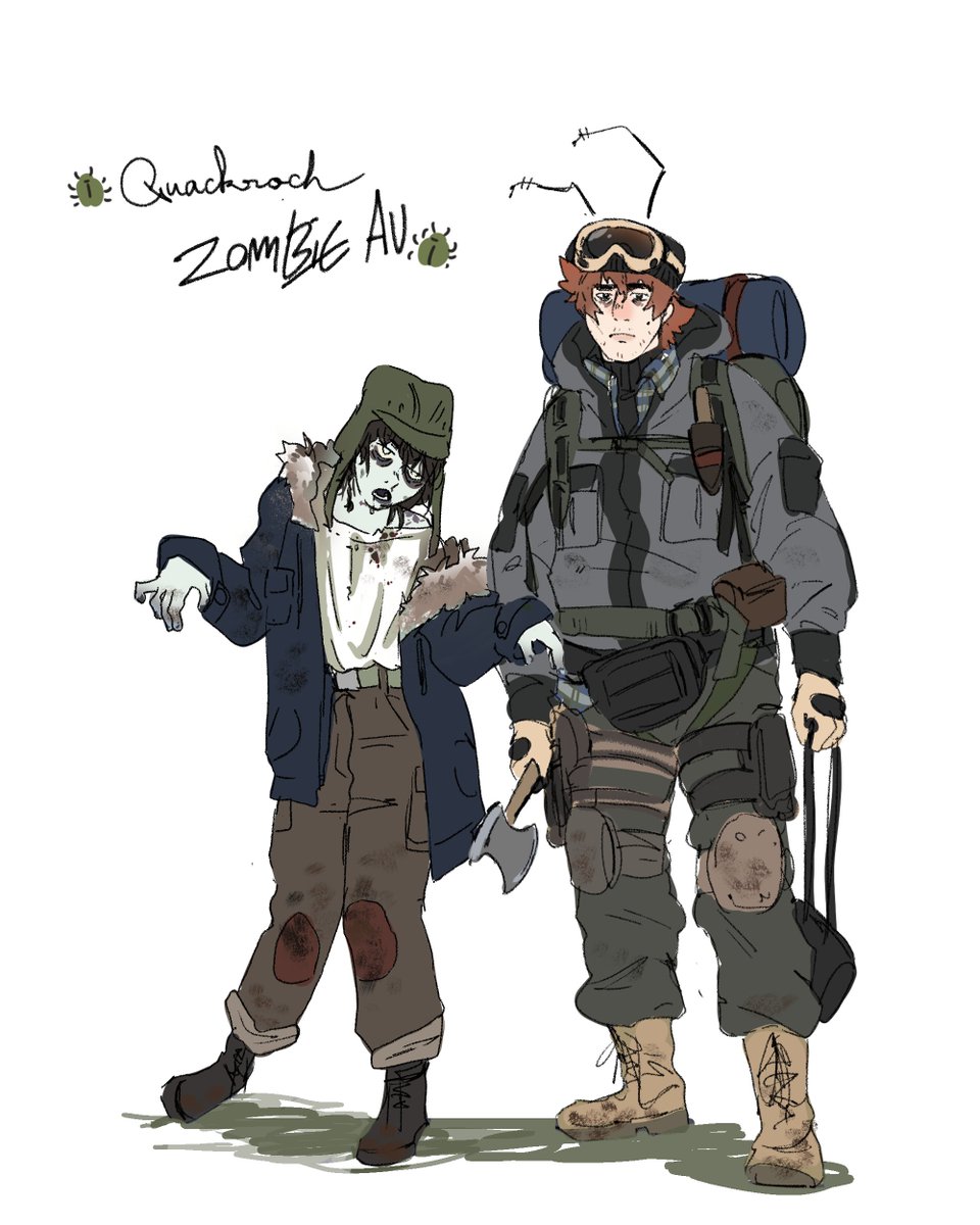 pyr0nie's tweet photo. 🪲Zombie AU 🪲#canetoncod #cod #callofduty #GaryRoachSanderson #roach #roachcod https://t.co/IwCywJdVVh