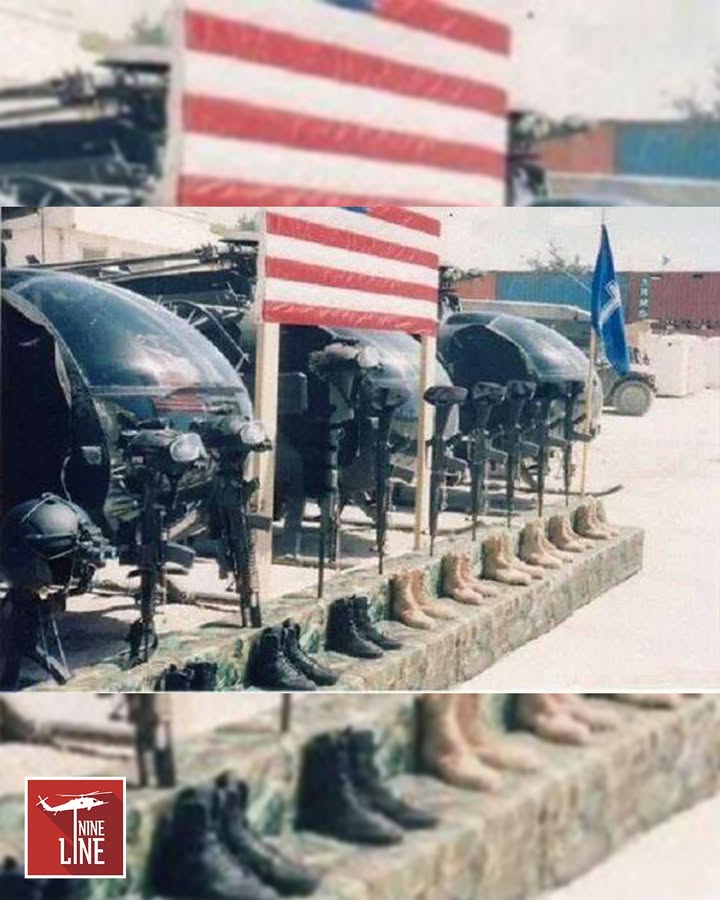 NineLineApparel's tweet photo. October 3 - October 4, 1993 - The Battle of Mogadishu. Many are familiar with the film, Blackhawk Down, which gave us a very sobering glimpse into this battle.
Task Force Ranger headed into the center of Mogadishu, Somalia to capture rebel leaders. Initially, 24 prisoners were captured, before the deadly turning point. Two American Blackhawks were shot down. The fighting lasted through the night to defend the survivors of the crashes, including snipers MSG Gary Gordon and SFC Randy Shughart. Both volunteered for the mission and knew it would likely result in their death. Both were killed in Action. The following morning, an armored convoy fought their way to the helicopters and rescuing the survivors. We lost 18 brave American Warriors that day.
Please help us keep their memory alive. #youarenotforgotten
CW3 Donovan Briley
SSG Daniel Busch
PFC James Martin Jr.
SGT Cornell Houston
CW4 Clifton Wolcott
SPC James Cavaco
SSG William Cleveland Jr.
SSG Thomas Field
SFC Earl Fillmore Jr.
CW4 Raymond Frank
MSG Gary Gordon
SGT James Joyce
SPC Richard Kowalewski Jr.
MSG Timothy Martin
SGT Dominick Pilla
SGT Lorenzo Ruiz
SFC Randall Shughart
CPL James "Jamie" Smith Jr.