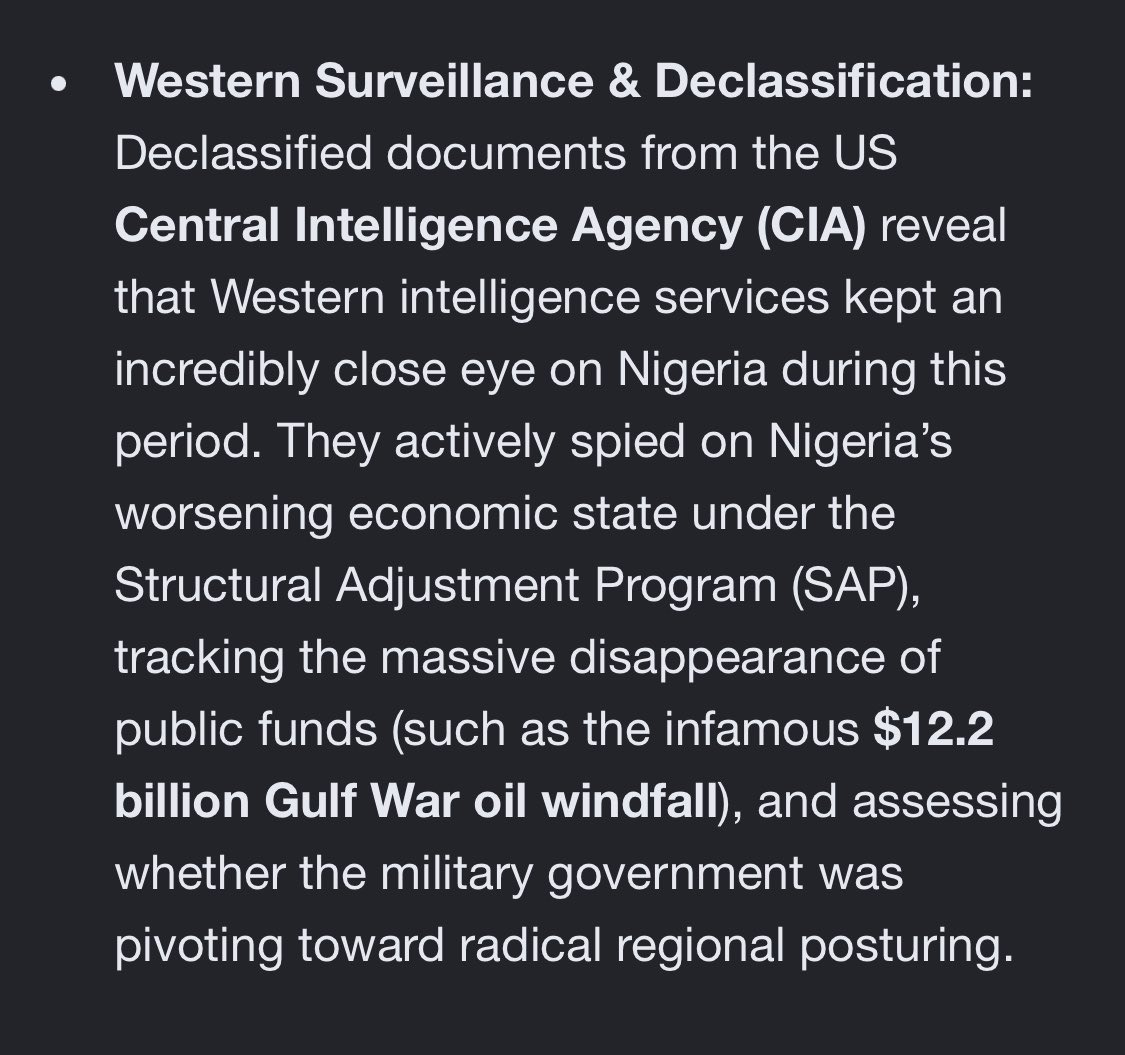 SpacemanAp's tweet photo. $12 Billion disappeared by IBB &amp;not a single word was uttered by the people who have been ringing “Abacha loot” in your ears since you were born. But You’ve never heard of “Babangida loot”.$12B of public funds disappeared in one take. But Ford journalists won’t report that one. https://t.co/kWMET3RZsd