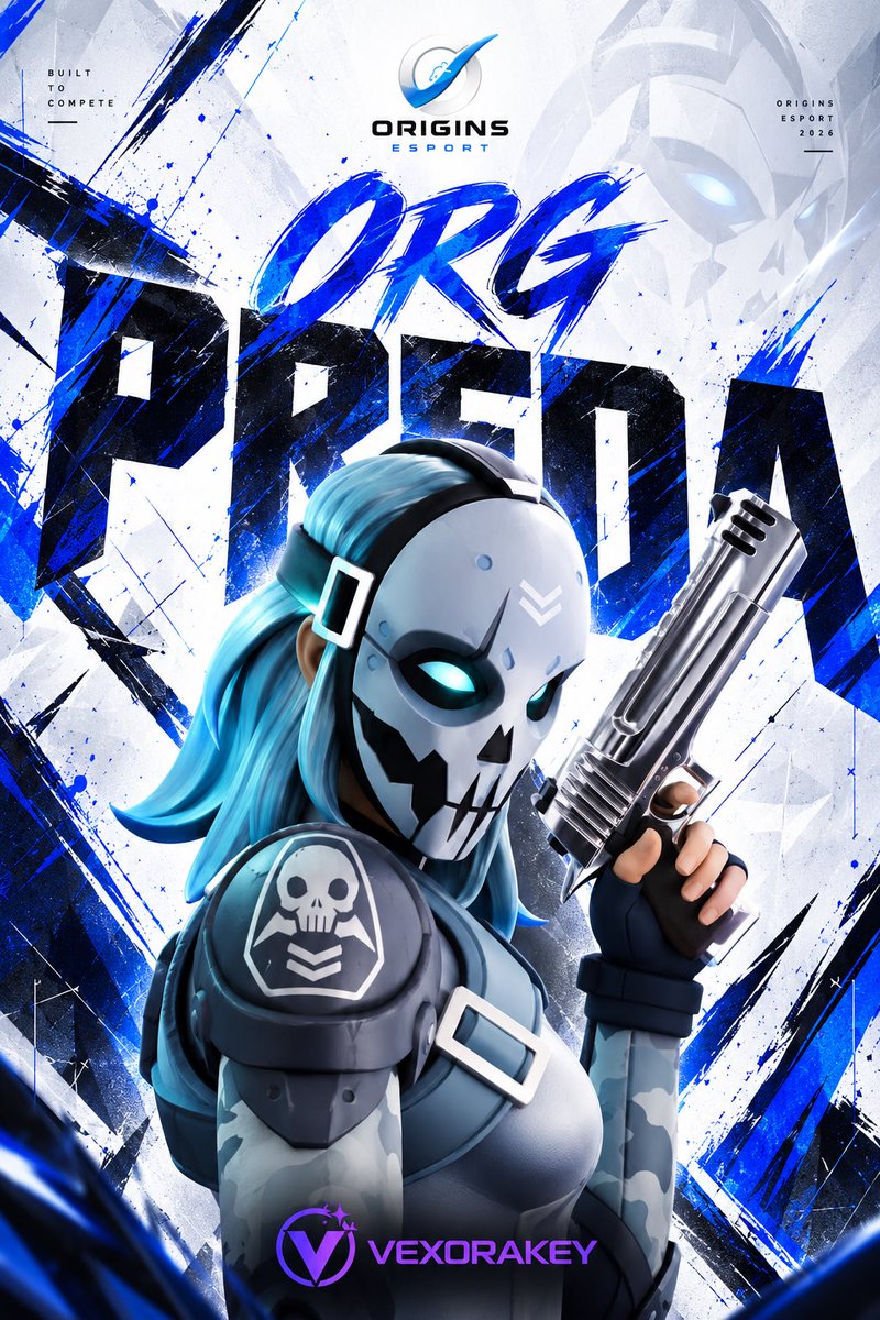 ORIGINSSPORT's tweet photo. Nouvelle arrivée francophone pour les solos ! 🇫🇷💙

Bienvenue à @PredaFNBR qui vient nous représenter dès ce soir pour le round 2 des SOLO FNCS ! 🔥

Rdv dès 19h 🏆 https://t.co/x21SRpbaTE