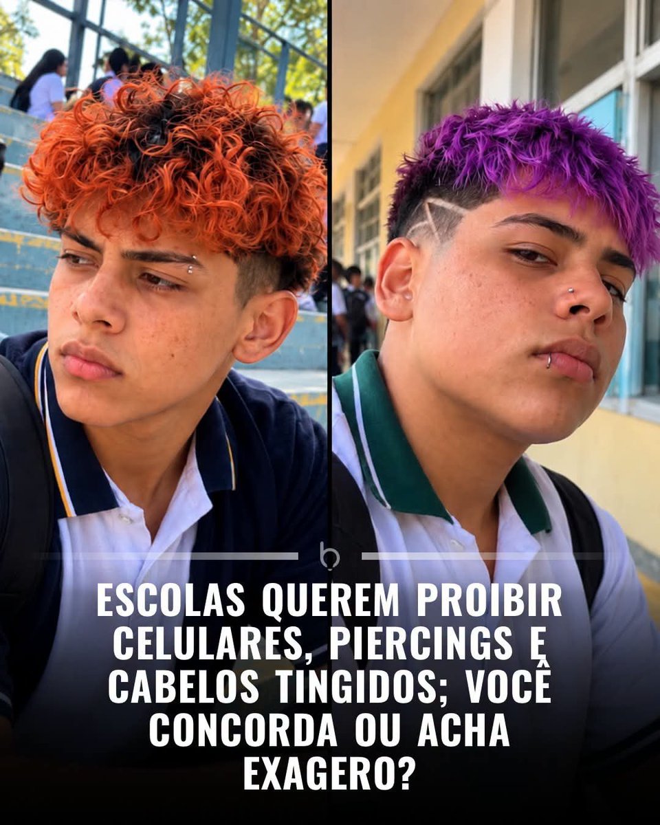 lscec22's tweet photo. Acho exagero. Deixa os adolescentes serem eles mesmos. Ter personalidade é maravilhoso. 

Cês tem alguma opinião sobre isso? https://t.co/AKXSZHQqBb