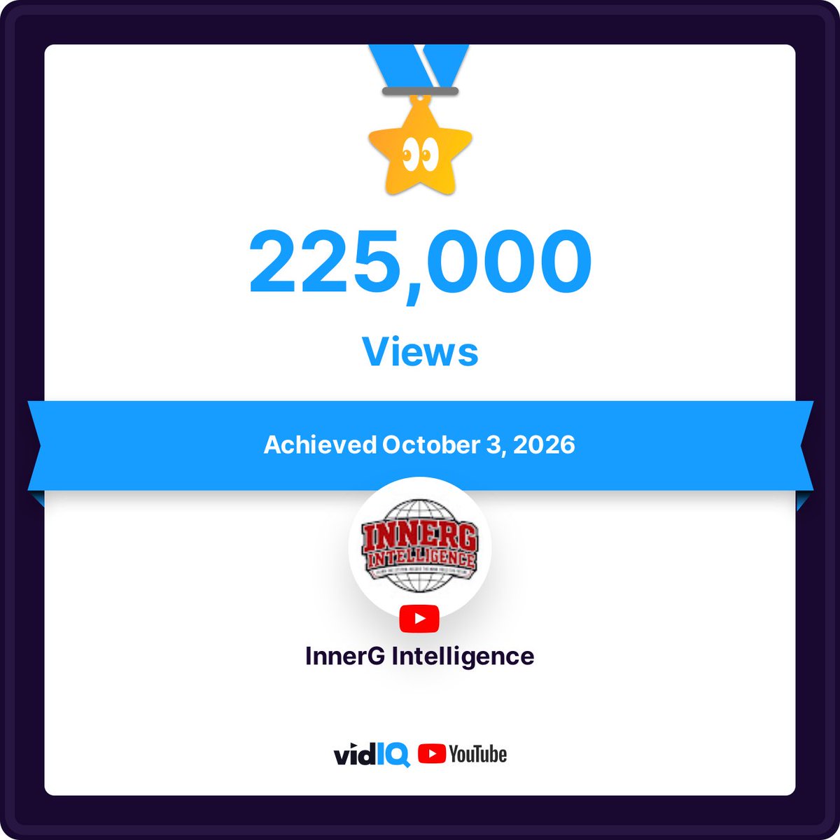 thatsnas1oo's tweet photo. #roadto1000 update 📈

last update: 718 subs
current: 748 subs ⬆️

last update: 200,000 views
current: 225,000 views ⬆️

october goal: 800 subscribers ⏳

we’re getting closer.

if u haven’t subscribed yet + want to help me reach the goal, check out some of the videos. if u like what i’m putting out, hit subscribe + join me on the road to 1,000.

748 → 800 → 1,000

youtube @innergintel⁠

https://t.co/eoO6XwRb8i