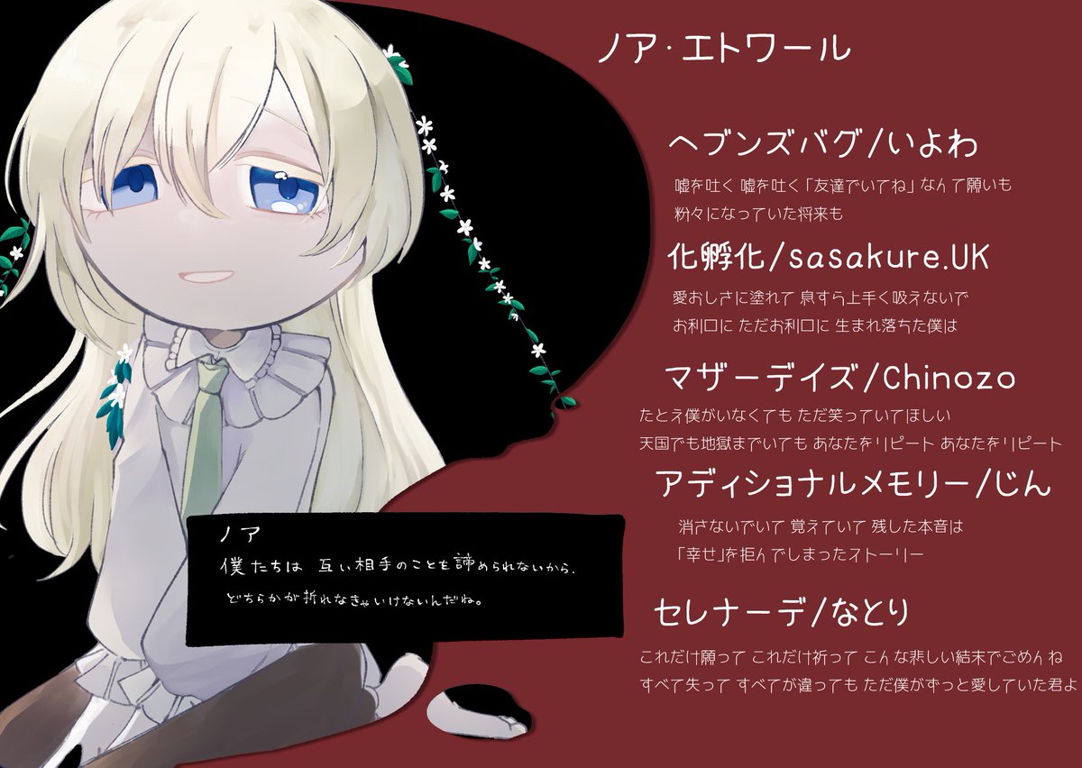 m2i7c7's tweet photo. イメソン
⏳ https://t.co/OnC0fUprLq
🧪https://t.co/tniNQWbssu
🎧 https://t.co/80Y9fb1Qgk https://t.co/Jp1yFInA93