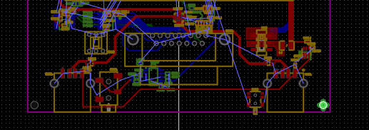Jun68060's tweet photo. #FC互換機を作ろう

基板レイアウト中。下側のコントローラ付近もほぼ完了。残るはJTAGとSDカードぐらいか。

ただちょっと基板レイアウト作業に注力し、少し頑張りすぎた...寝不足もあるので、ちょっとペースを落とすかな。

それにしても、PCBレイアウトは時間が溶ける。もっと良さそうなレイアウトが思いつくと、延々と微調整を行っている。