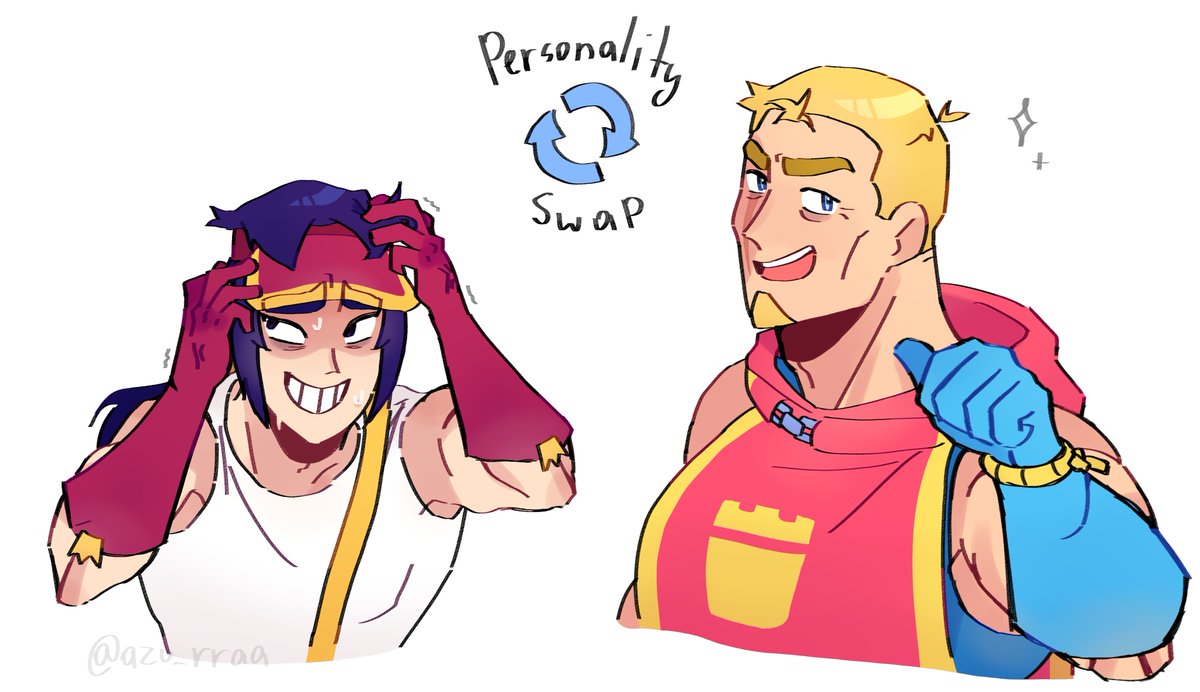 azu_rraa's tweet photo. [Day 3] Swapped personalities

#GromxFang https://t.co/Up8yDQTEUJ