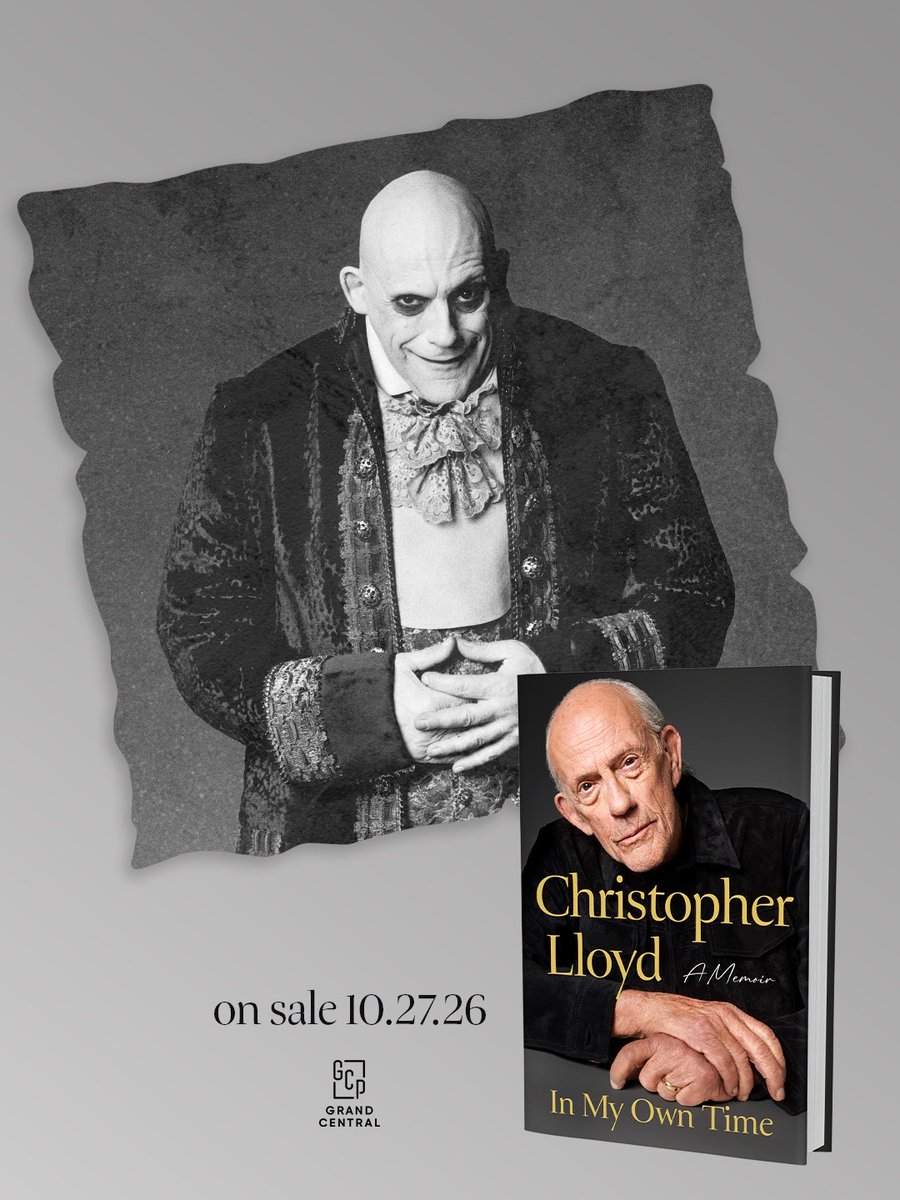 DocBrownLloyd's tweet photo. As a kid, I loved Charles Addams’s wonderfully twisted cartoons in The New Yorker. I never could have imagined that years later I’d be asked to step into that world myself as Uncle Fester.

You can imagine my ghoulish delight. It felt like a dream.

Photo credit: Firooz Zahedi

#InMyOwnTime
