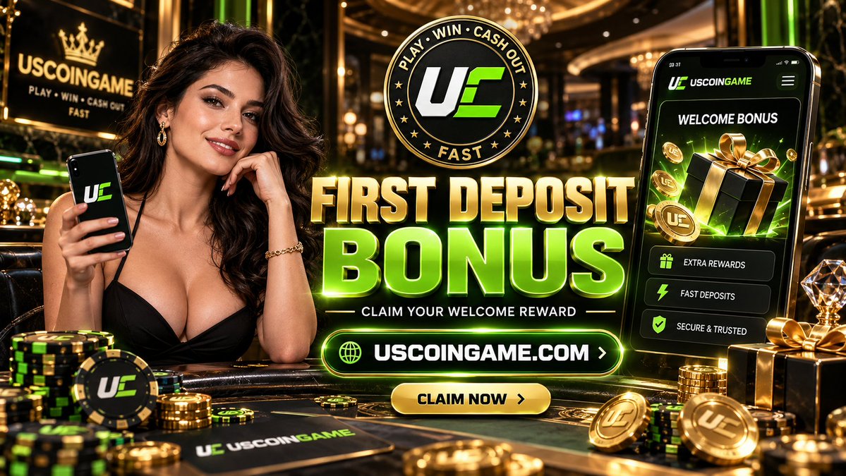 Uscoingame's tweet photo. First Deposit Bonus 💰 | USCOINGAME

Start your USCOINGAME experience with a First Deposit Bonus. 🎰✨ Check the applicable bonus terms and enjoy the games responsibly.

#FirstDepositBonus #USCOINGAME #CasinoBonus #BonusOffer #CasinoGames #Gaming #CasinoGaming https://t.co/WCGhAqwI2t