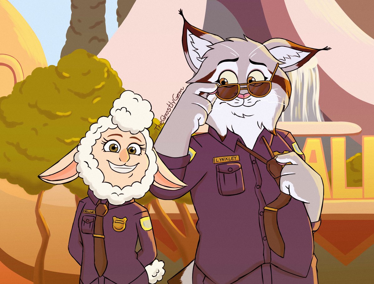TheGhostlyGem's tweet photo. More of my swap AU🐱🐑

[#Zootopia #SwaptopiaAU #PawbertLynxley #DawnBellwether] https://t.co/mCd5cMpcJB